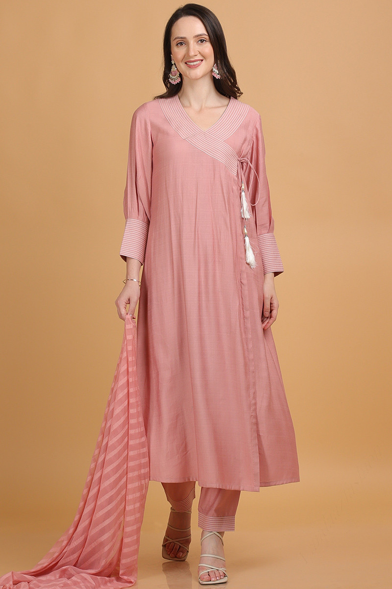 Angrakha dress style sales