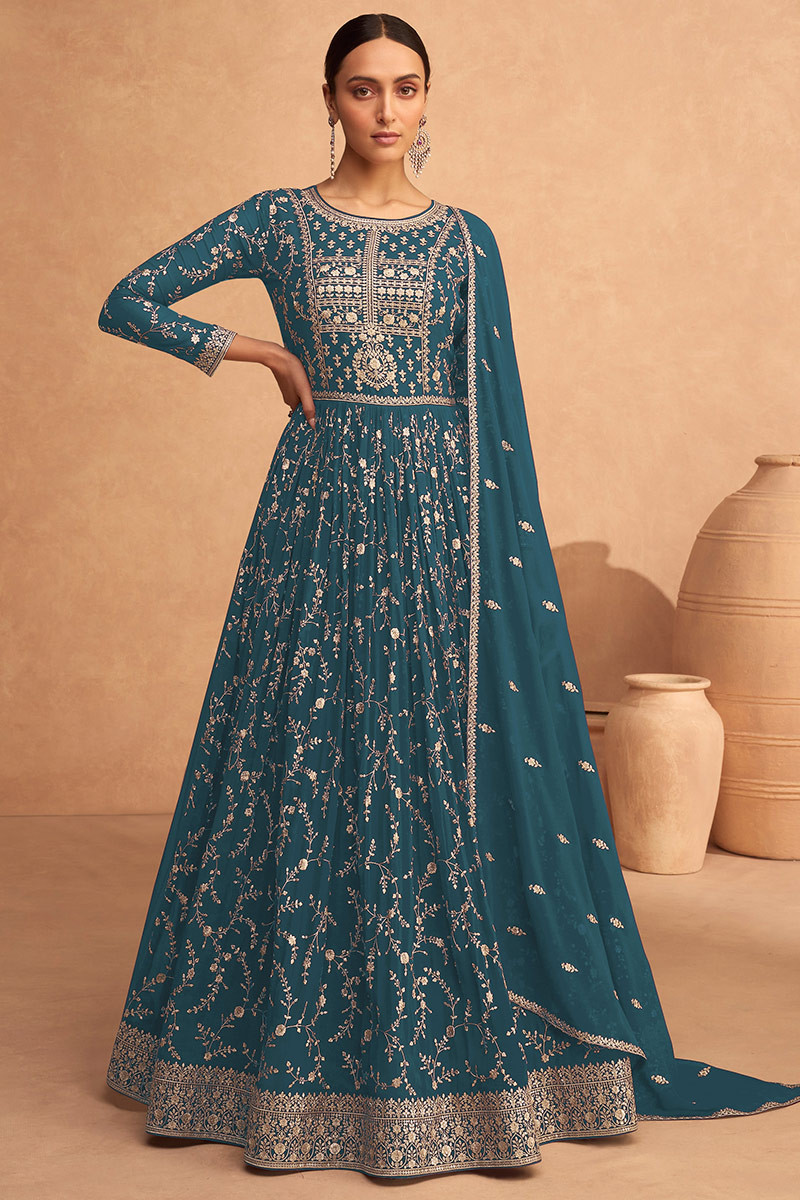 Fashionable anarkali hot sale
