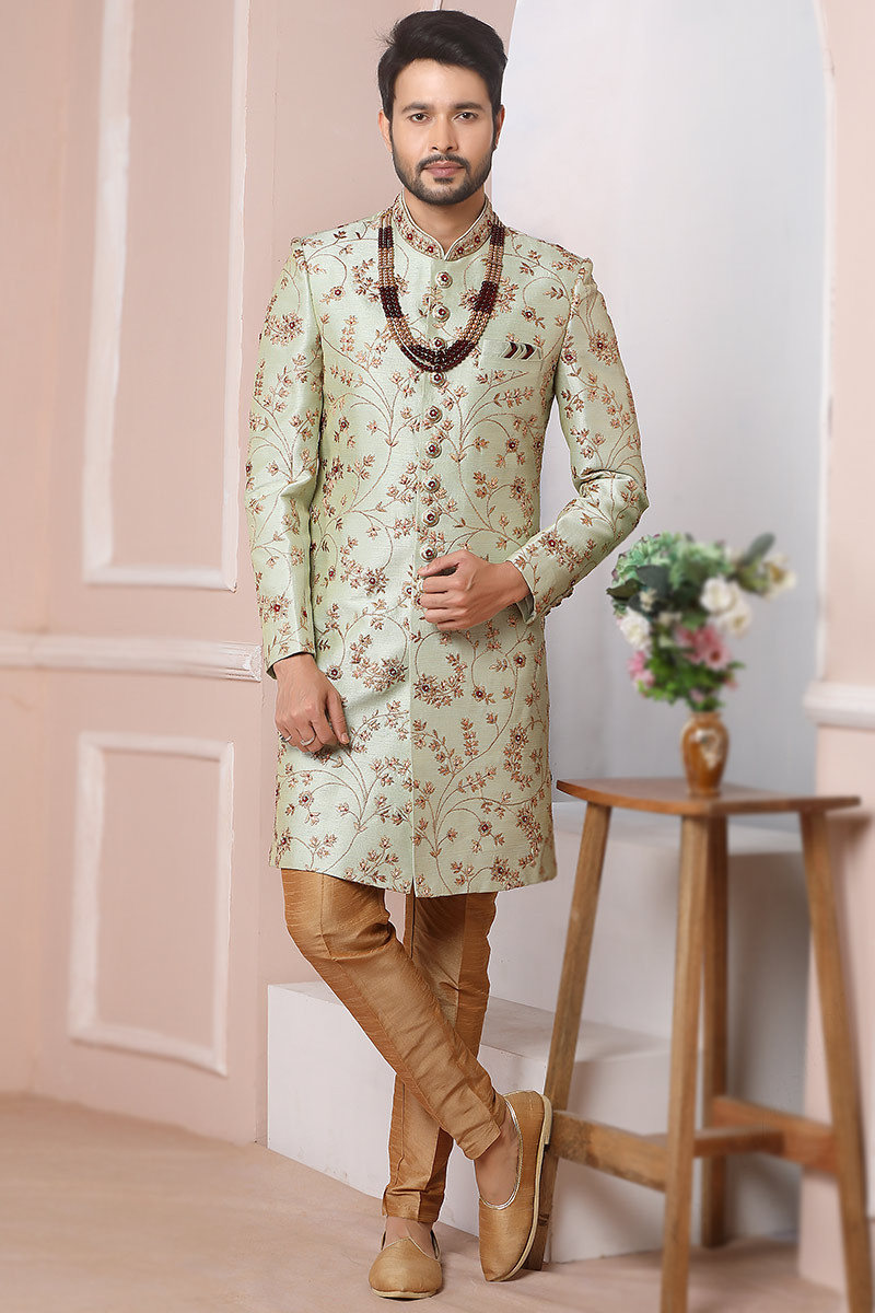 Mens hotsell banarasi sherwani