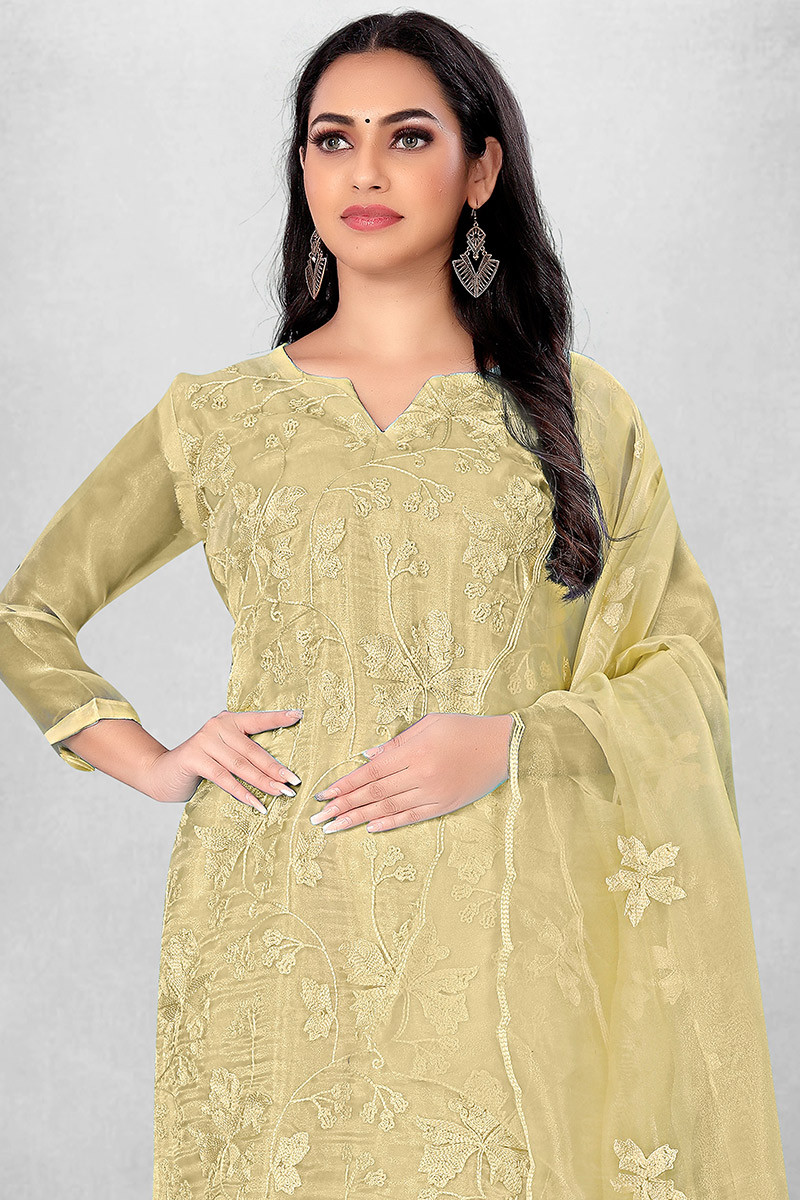 Organza churidar store