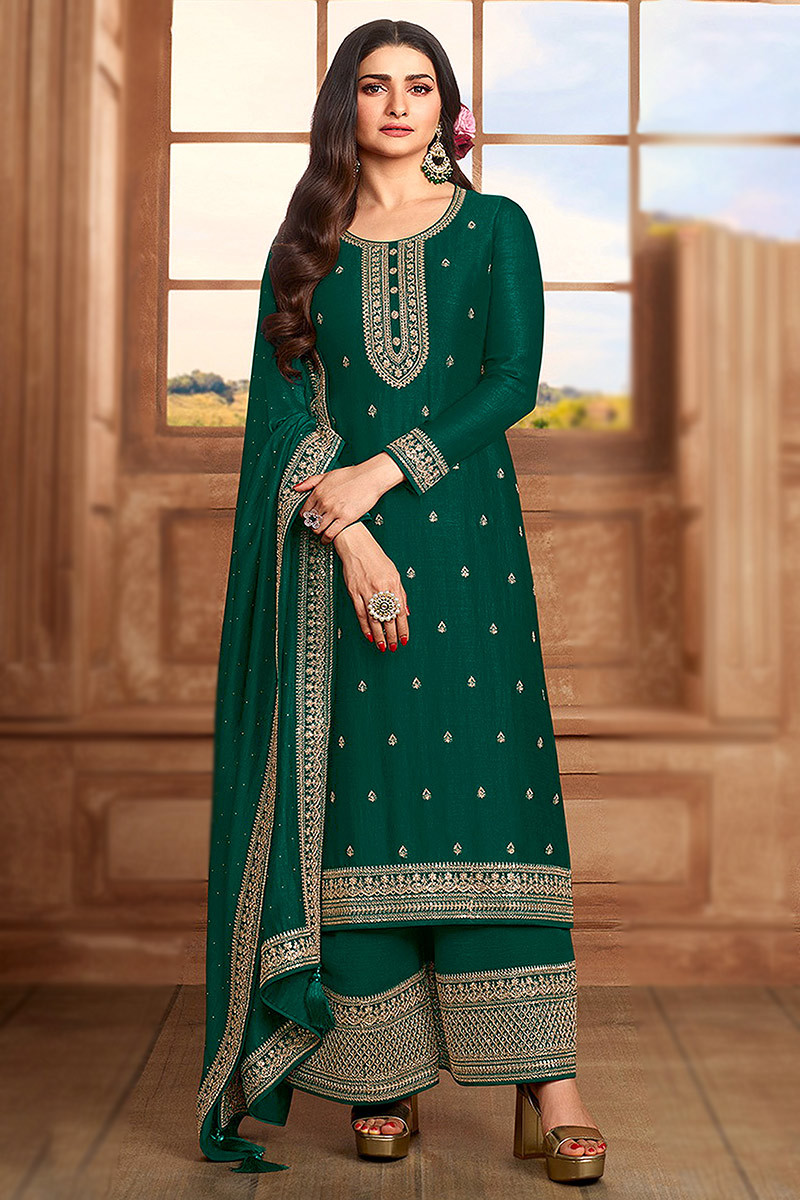Dark green hotsell palazzo suit