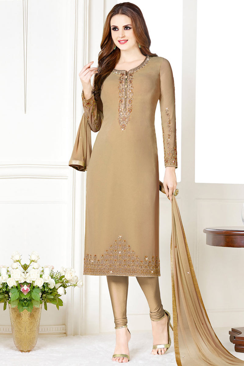 Georgette churidar online on sale