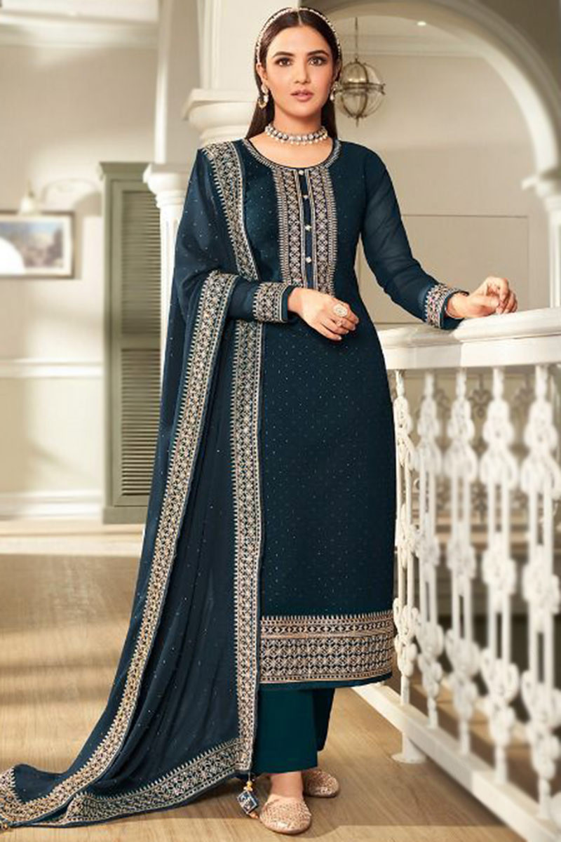 Peacock Designer Dhoti Suit – Laksharaa Sarees