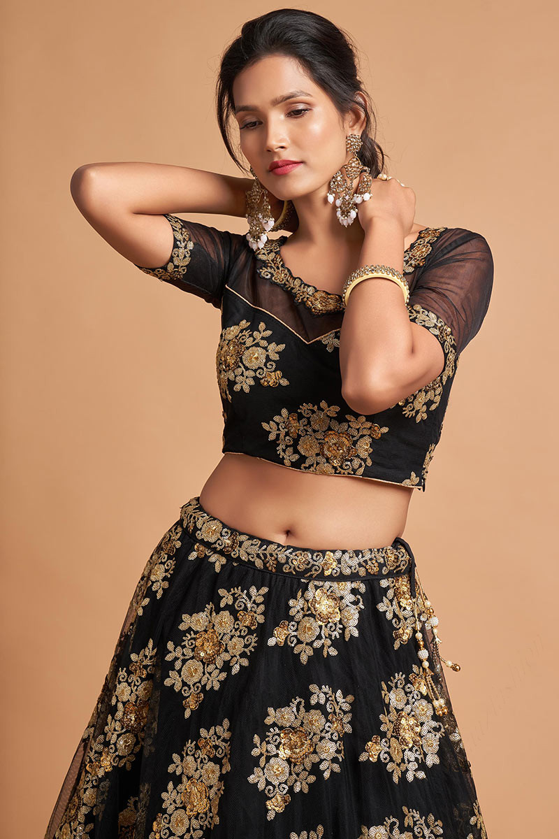 Buy N N ENTERPRISE Semi Stitched Lehenga & Unstitched Blouse With Dupatta -  Lehenga Choli for Women 26565936 | Myntra