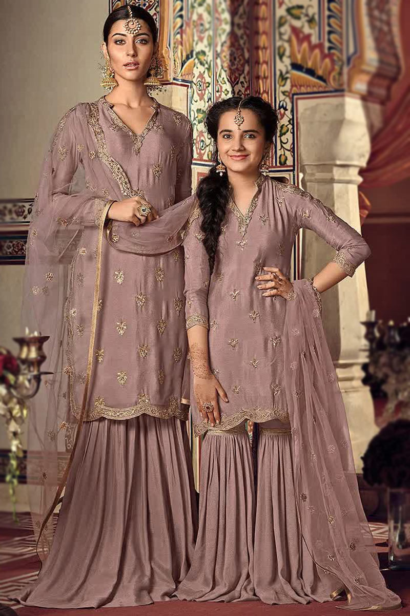 Jewellery for sharara suit top