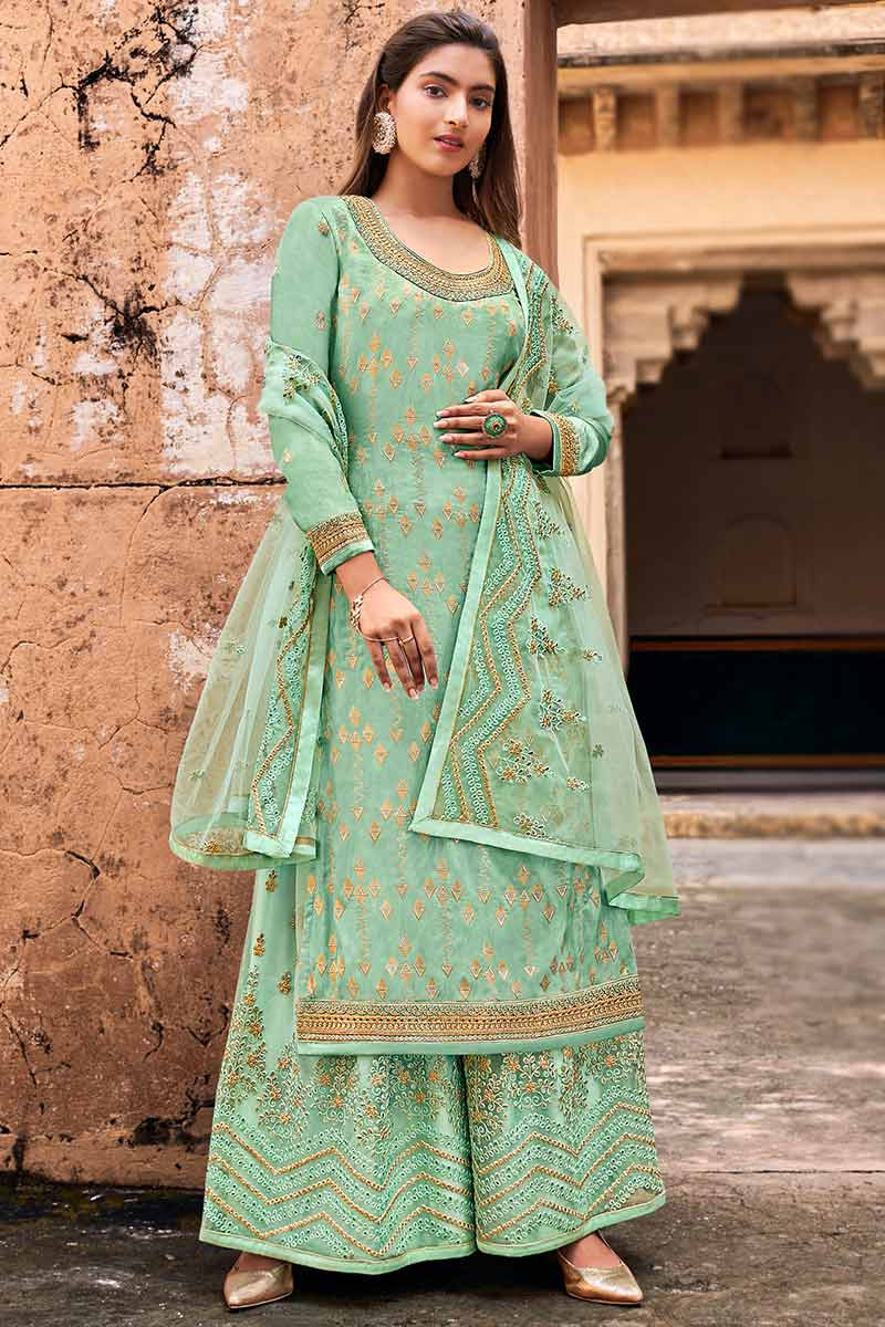 Long 2025 sharara suit