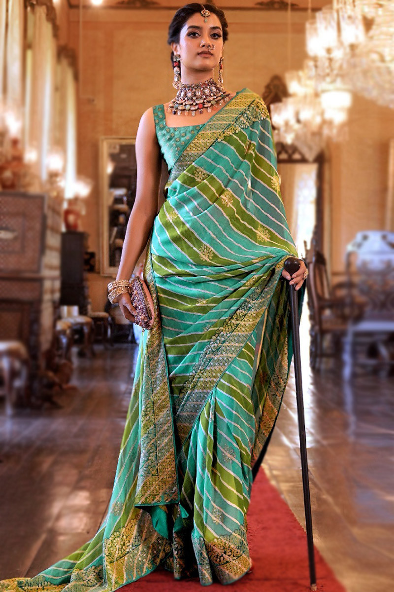 Tips to flaunt the evergreen lehariya prints – South India Fashion