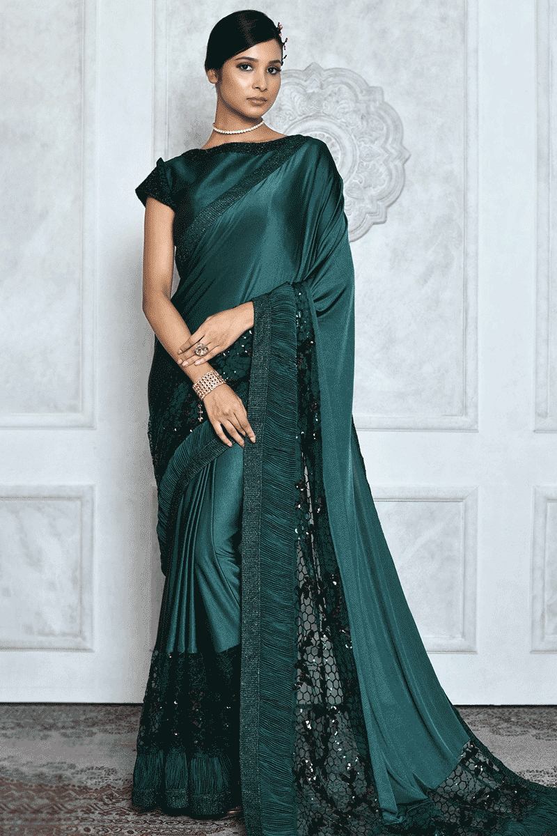 Fancy wear saree sale
