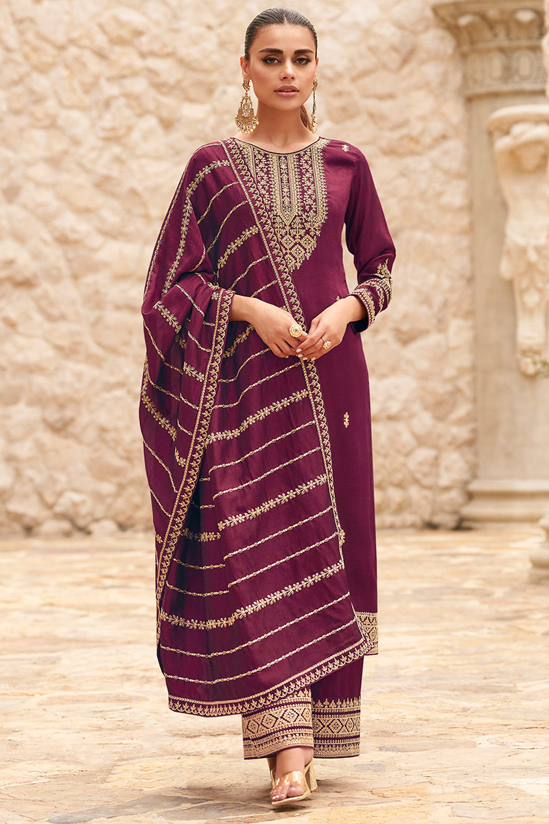 Burgundy palazzo sales