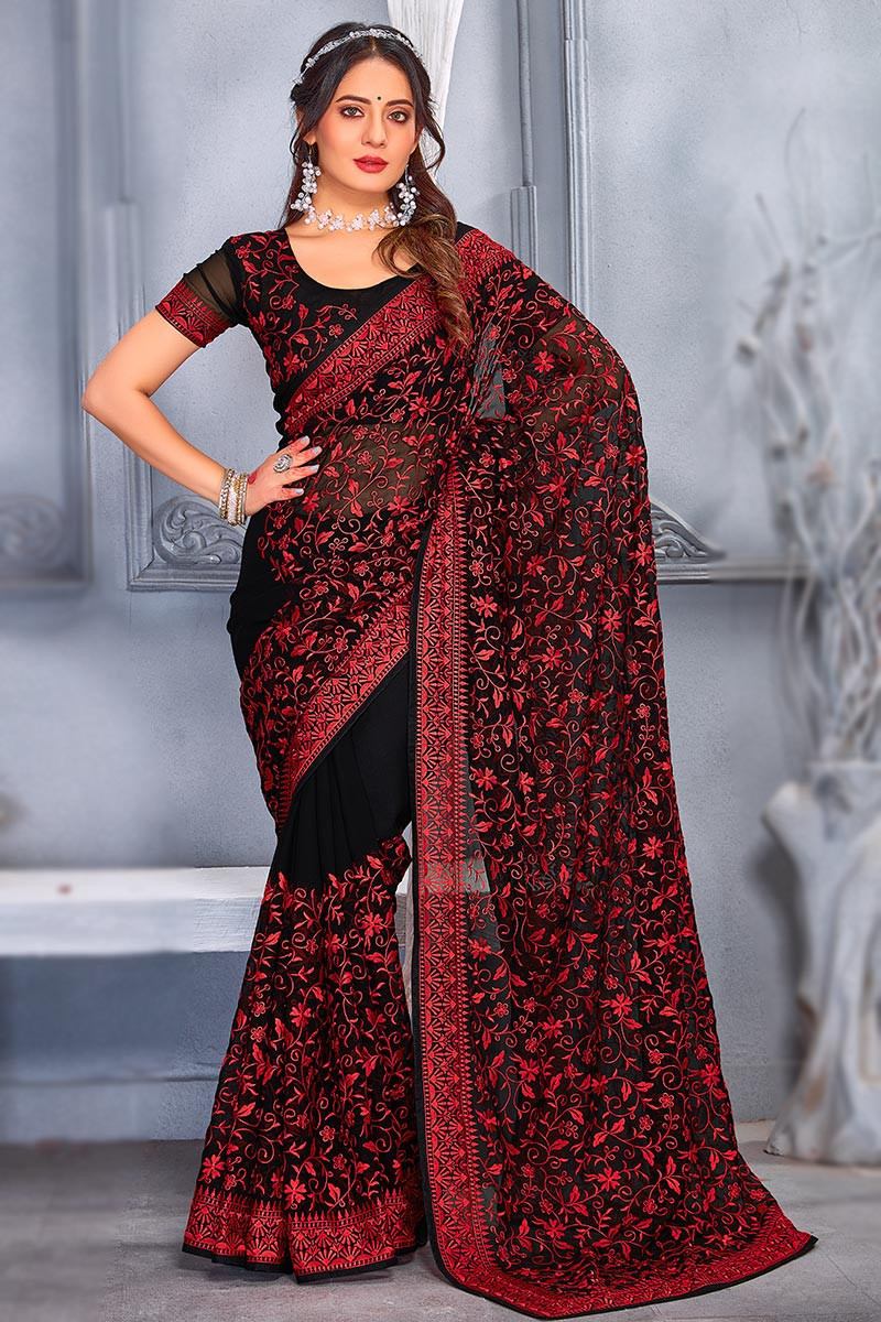Light weight hot sale party wear saree