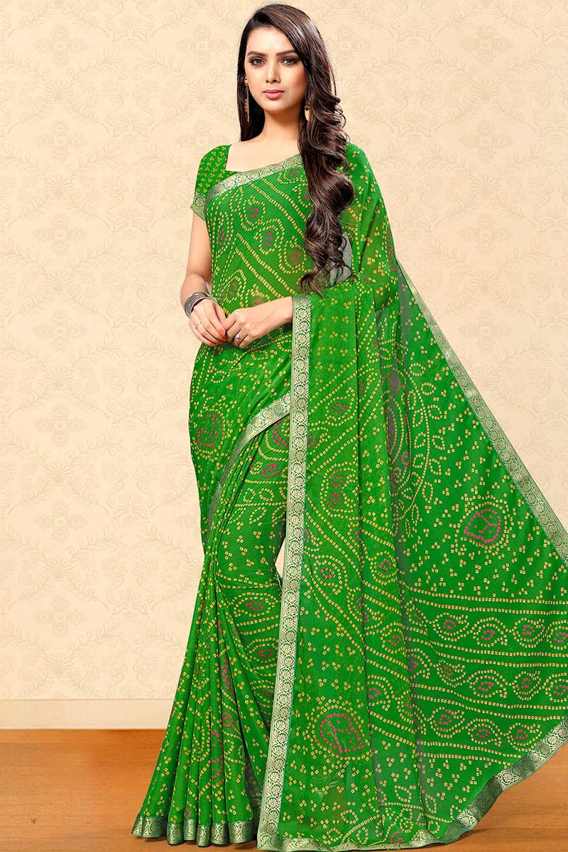 Leheriya Saree - Buy Trending Leheriya Rajasthani Sarees Online