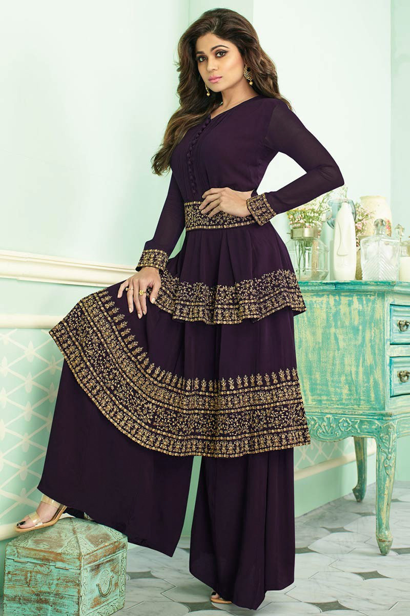 Palazzo suits discount party wear online