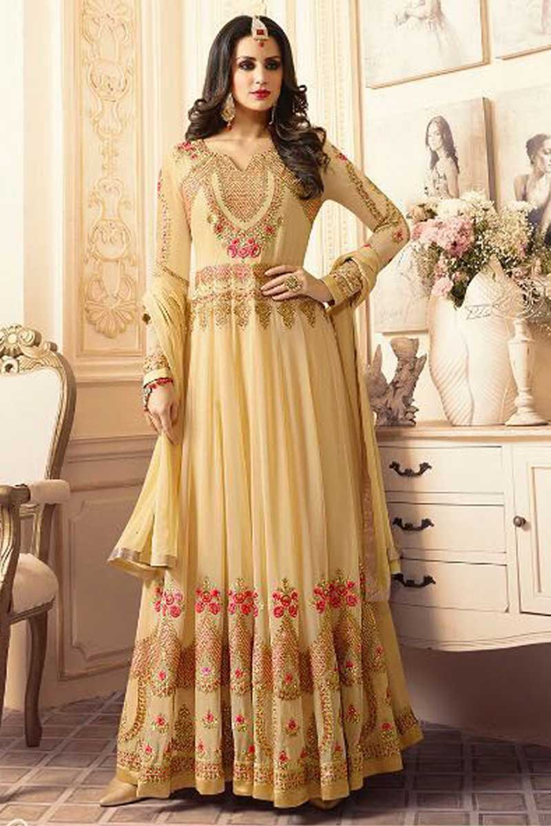 Light store yellow churidar