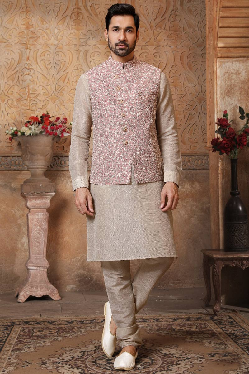 Men kurta hotsell pajama with jacket
