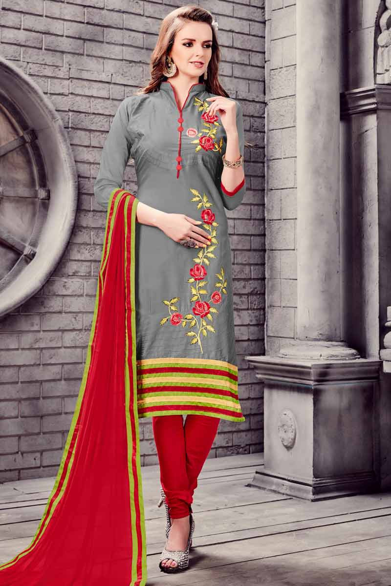 Cotton churidar model 2025