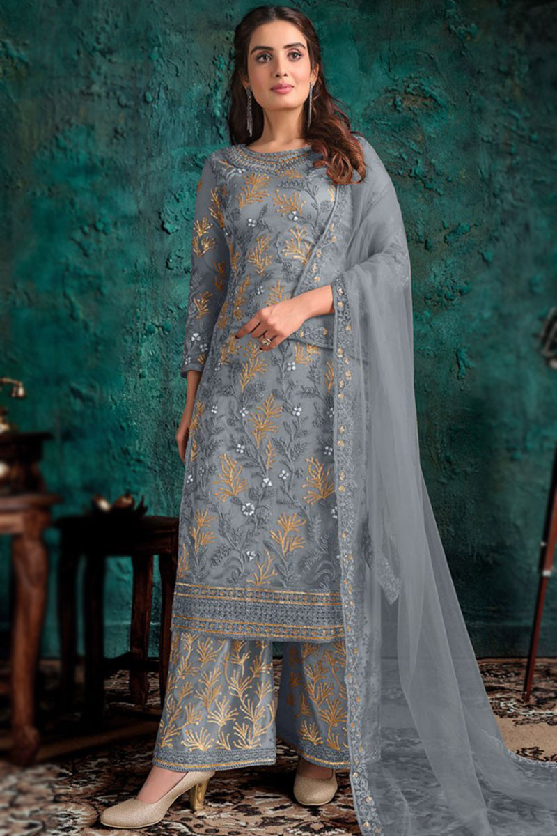 Grey trouser hotsell suit womens wedding