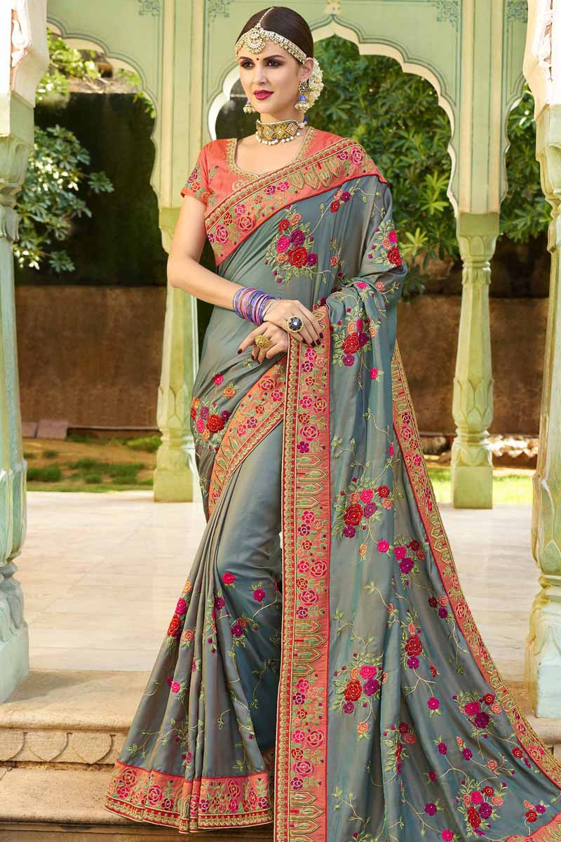 Stylish saree party wear shop