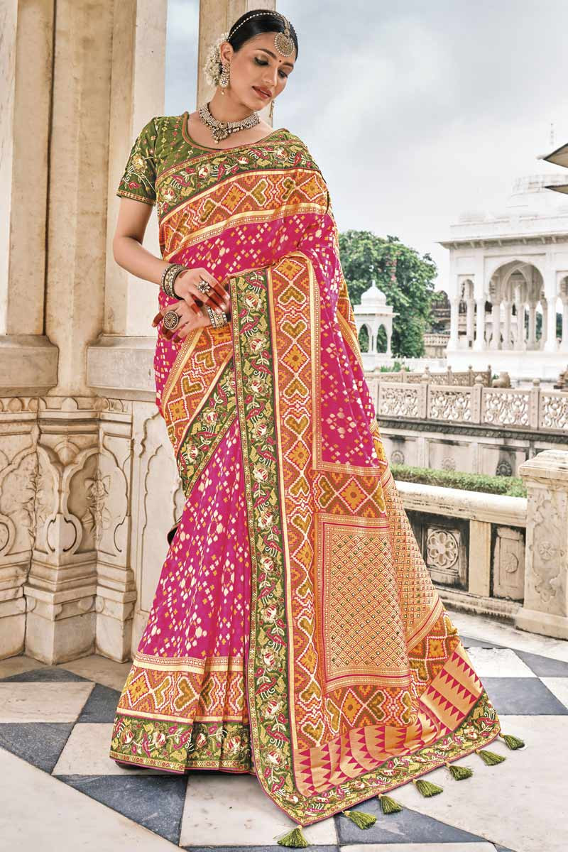 Net Designer Saree In Baby Pink Colour - SR4690066