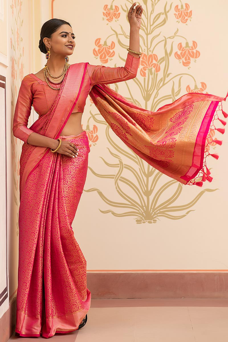 Hot sale wedding saree