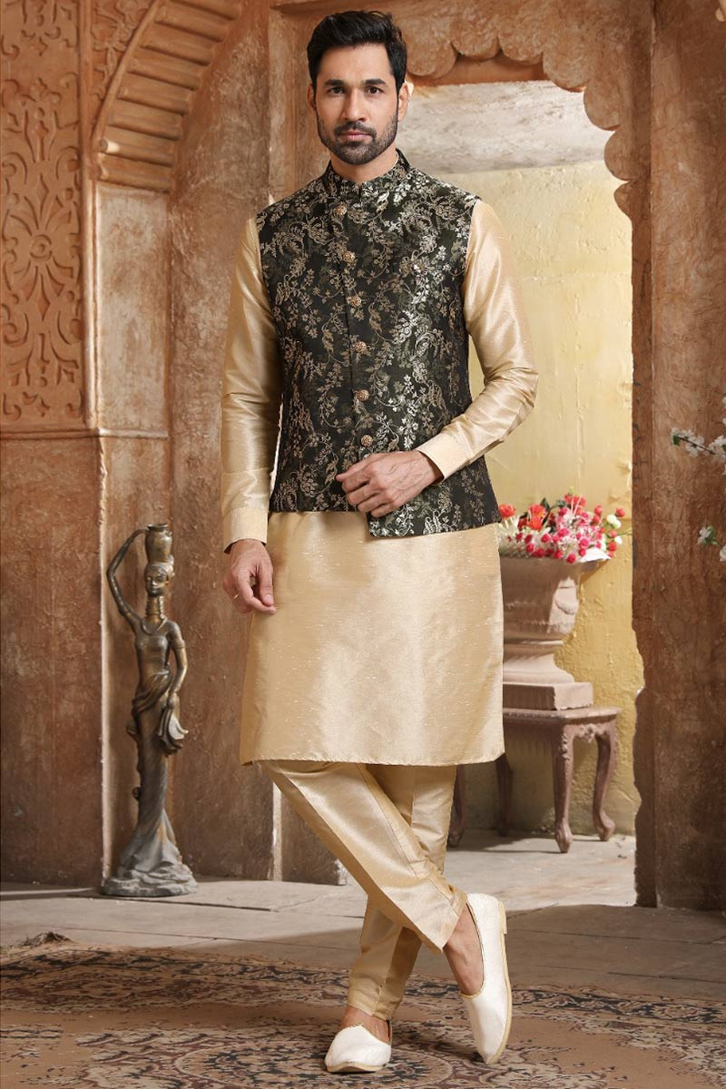 Mens party wear hotsell kurta pajama with jacket