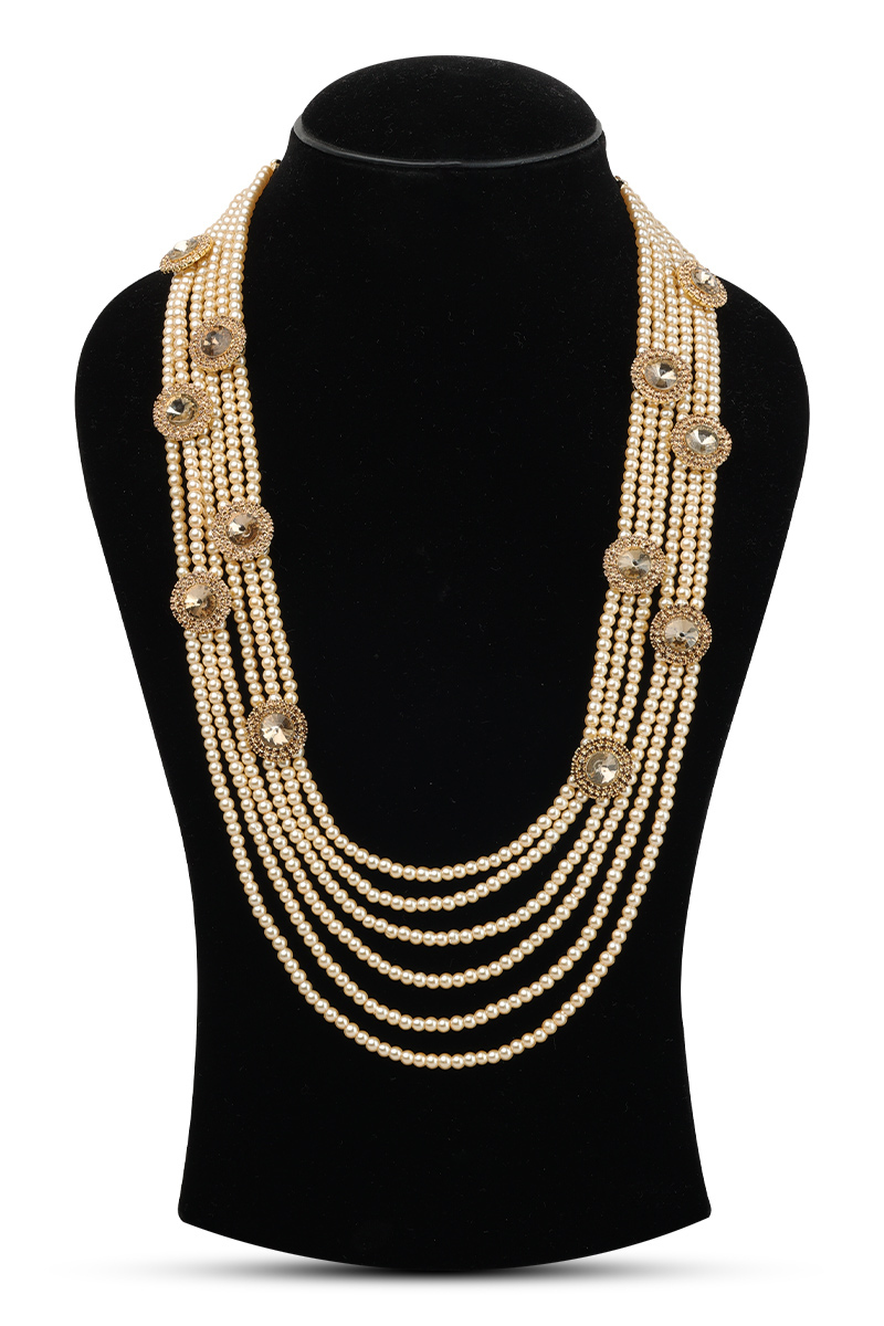  Kanthimala Sherwani Mala 6 Layered Necklace