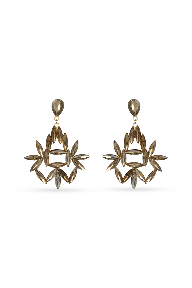 Lightweight Drop Earrings with Carved Detailing