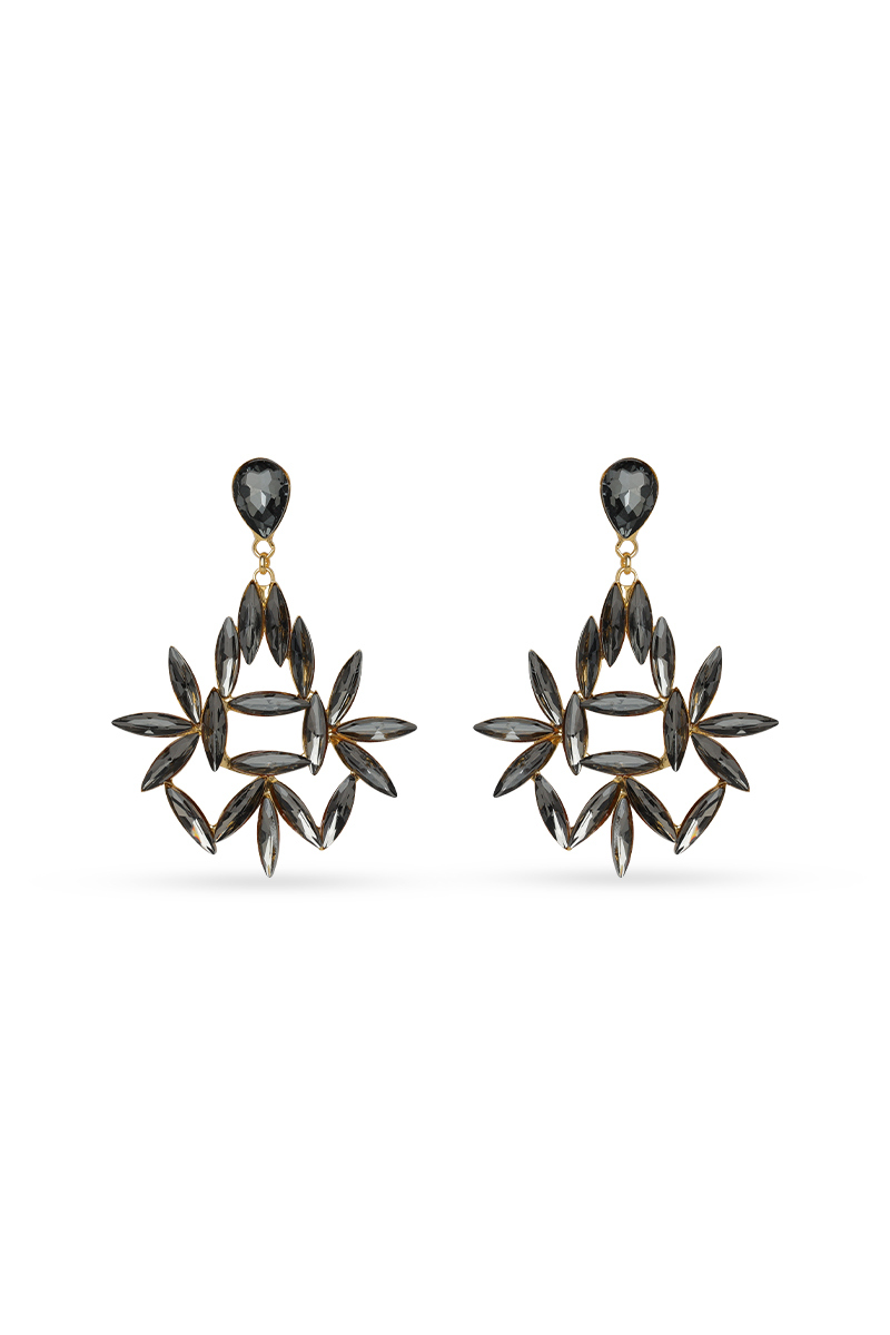 Black Drop Earrings