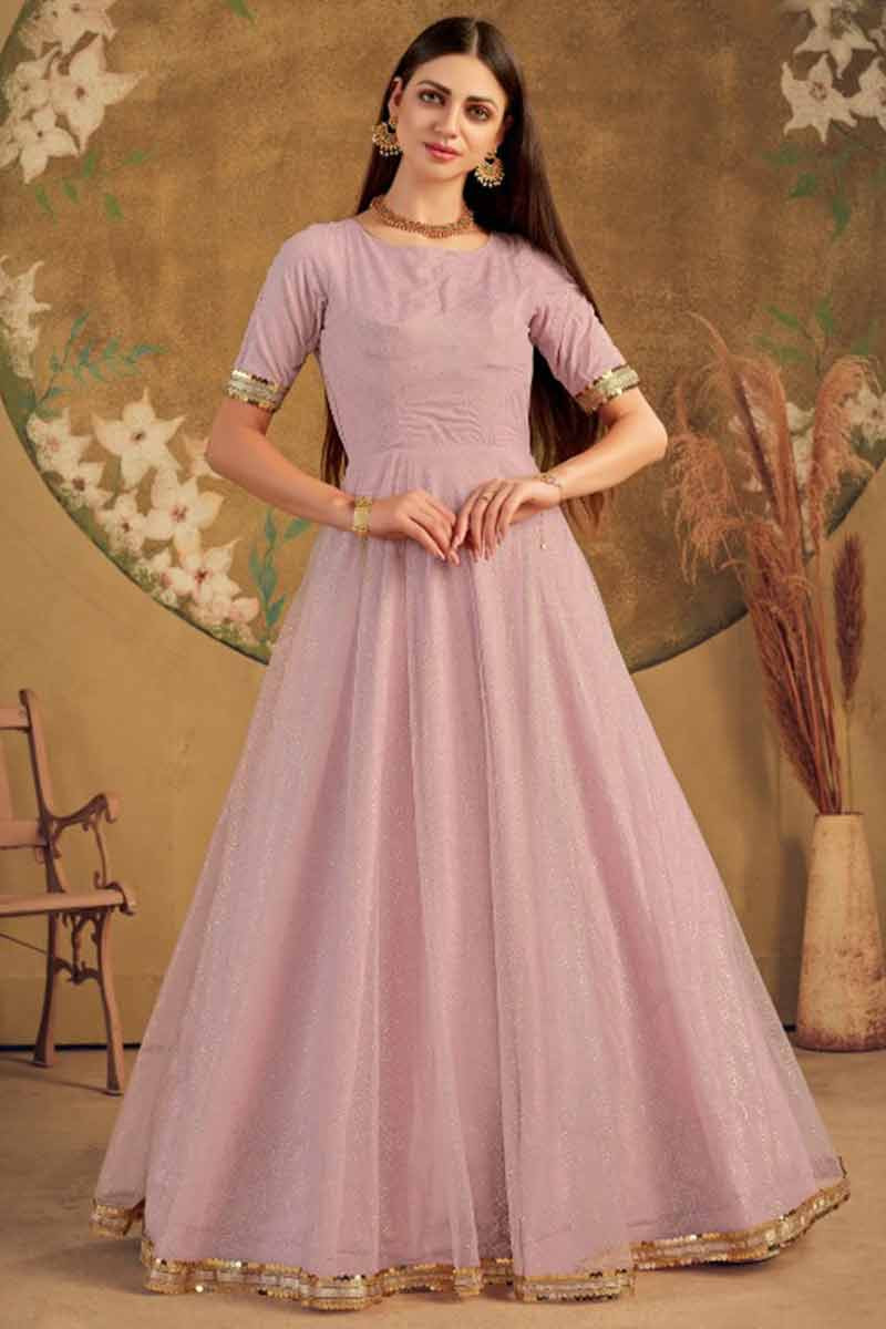 Net anarkali suit design new arrivals