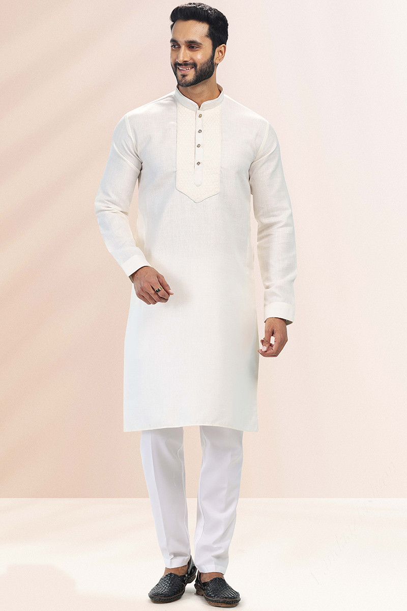 Linen churidar top