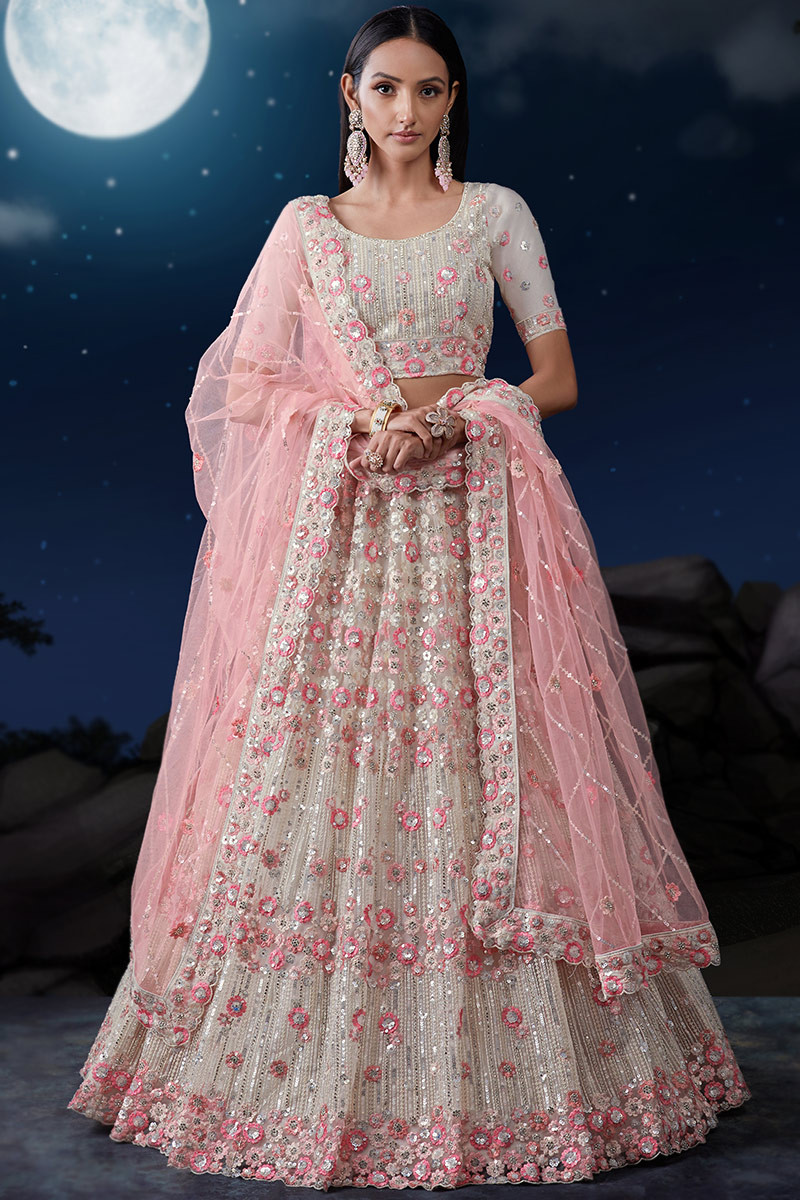Exquisite Multi Color Markable Velvet Heavy Bridal Wedding Wear Lehenga  Choli -1230128494 | Heenastyle