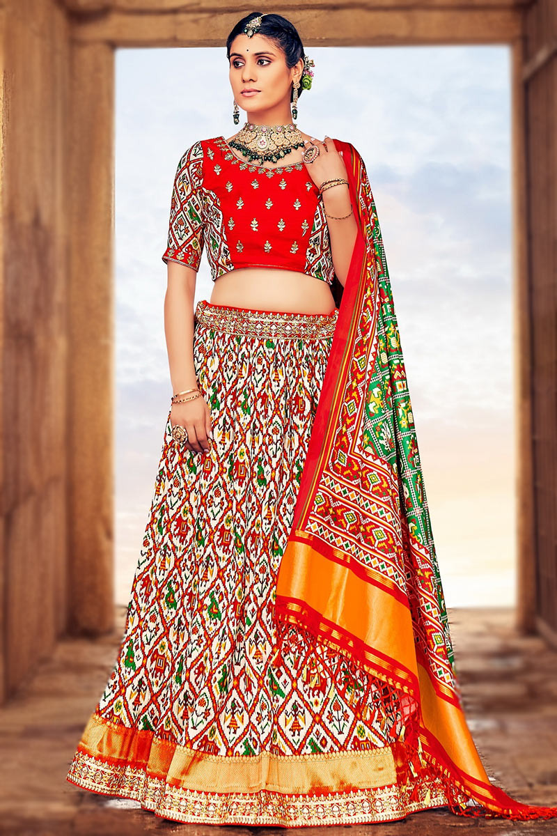 Patola print chaniya choli clearance