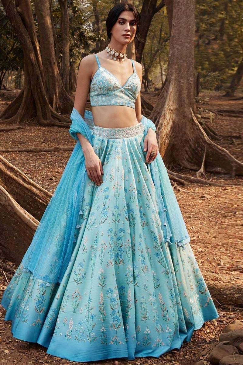 Light blue lengha sales