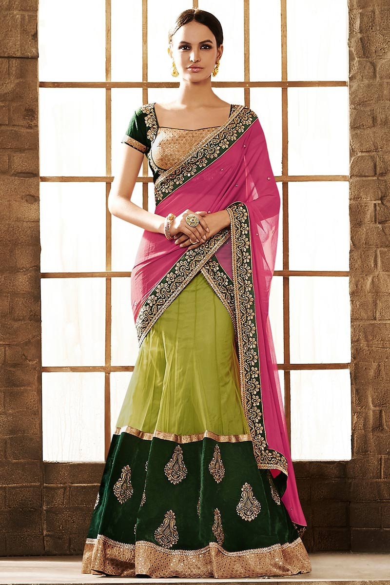 30 Types of Saree Draping from Different States | Saree wearing styles, Lehenga  style saree, Saree