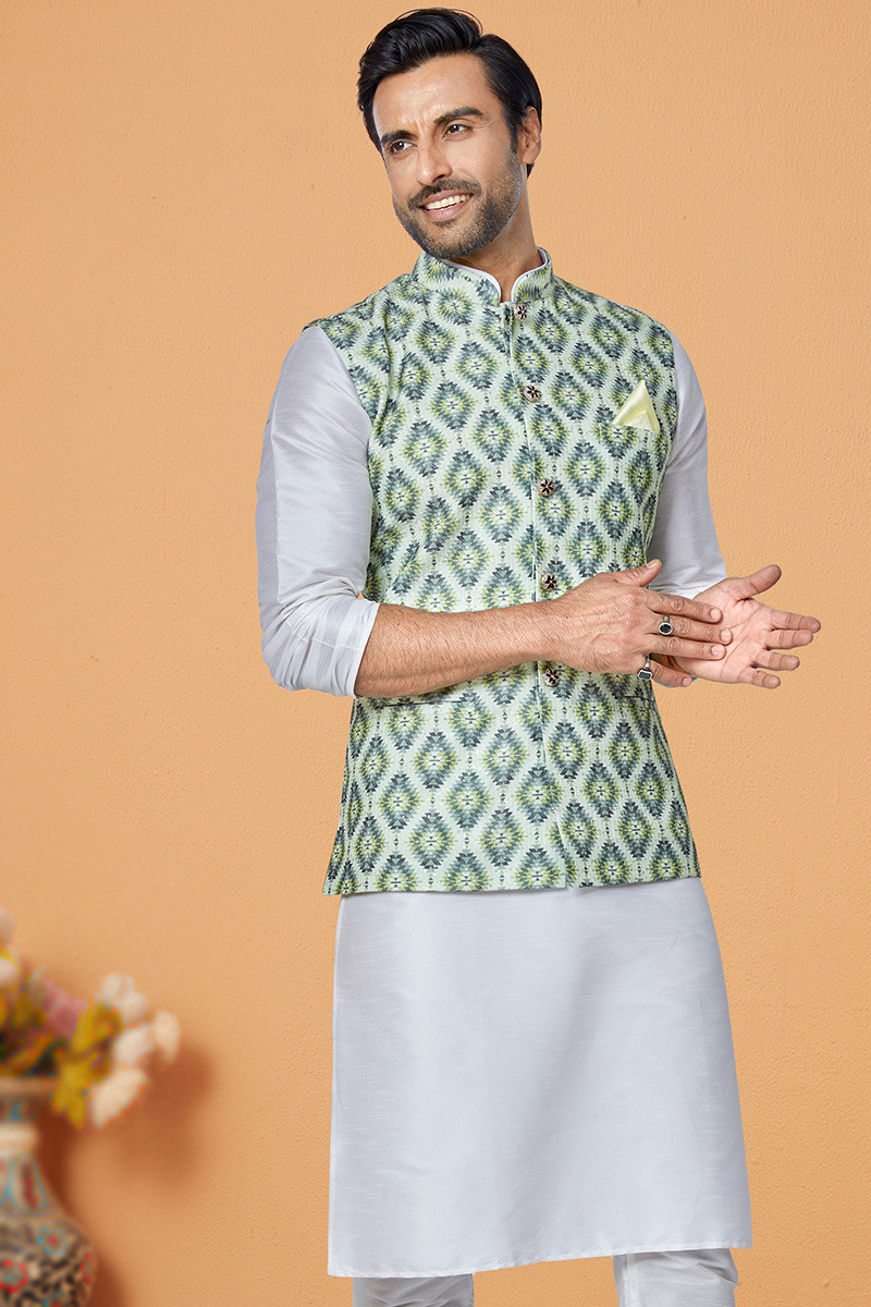Printed vase coat hot sale