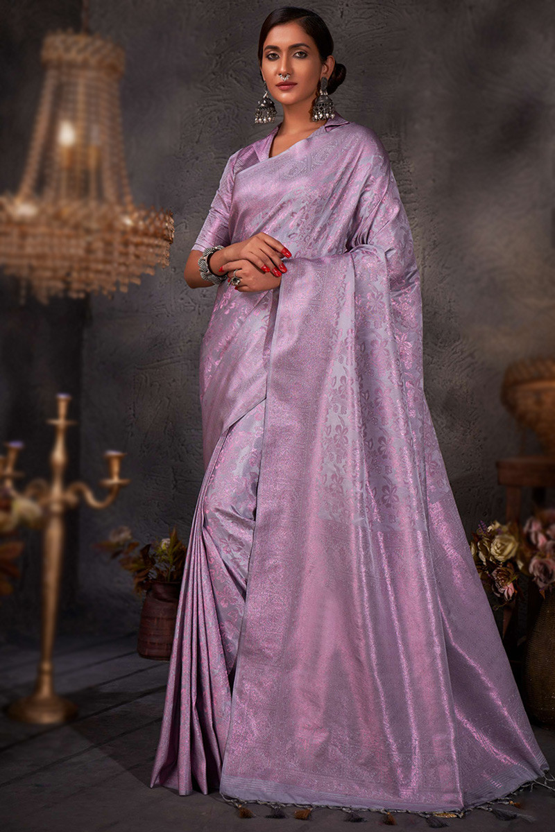 Party Wear Purple Color Georgette Sequence Work Saree For Women's –  TheDesignerSaree