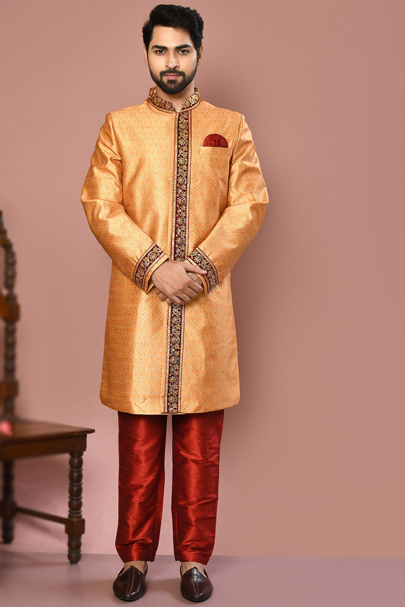 Mens deals banarasi sherwani