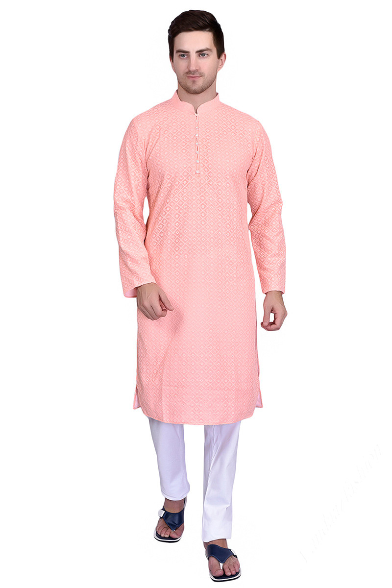 Light pink kurta hotsell pajama