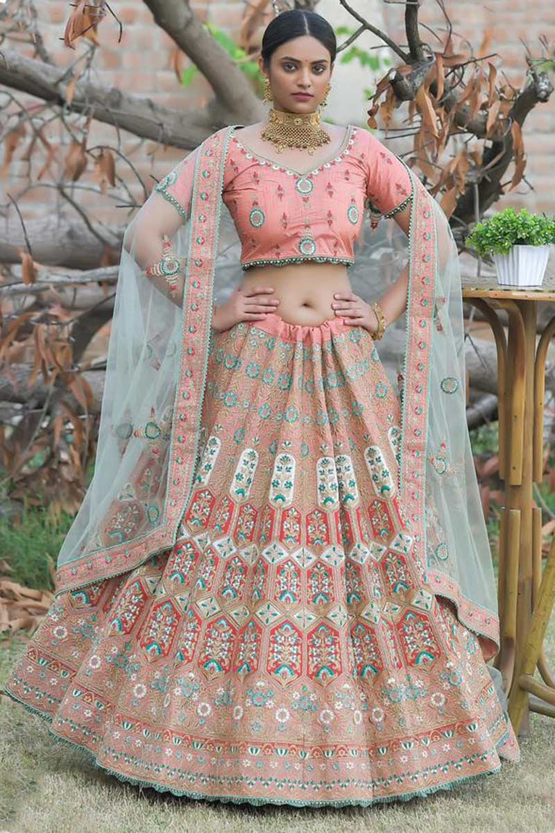 Silk lehenga for clearance girls