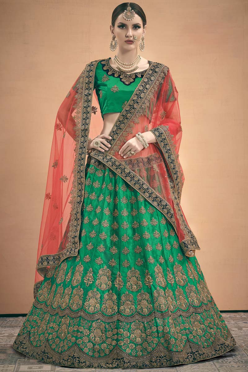Buy fabrics for lehenga online in India at best price. - Shobhini