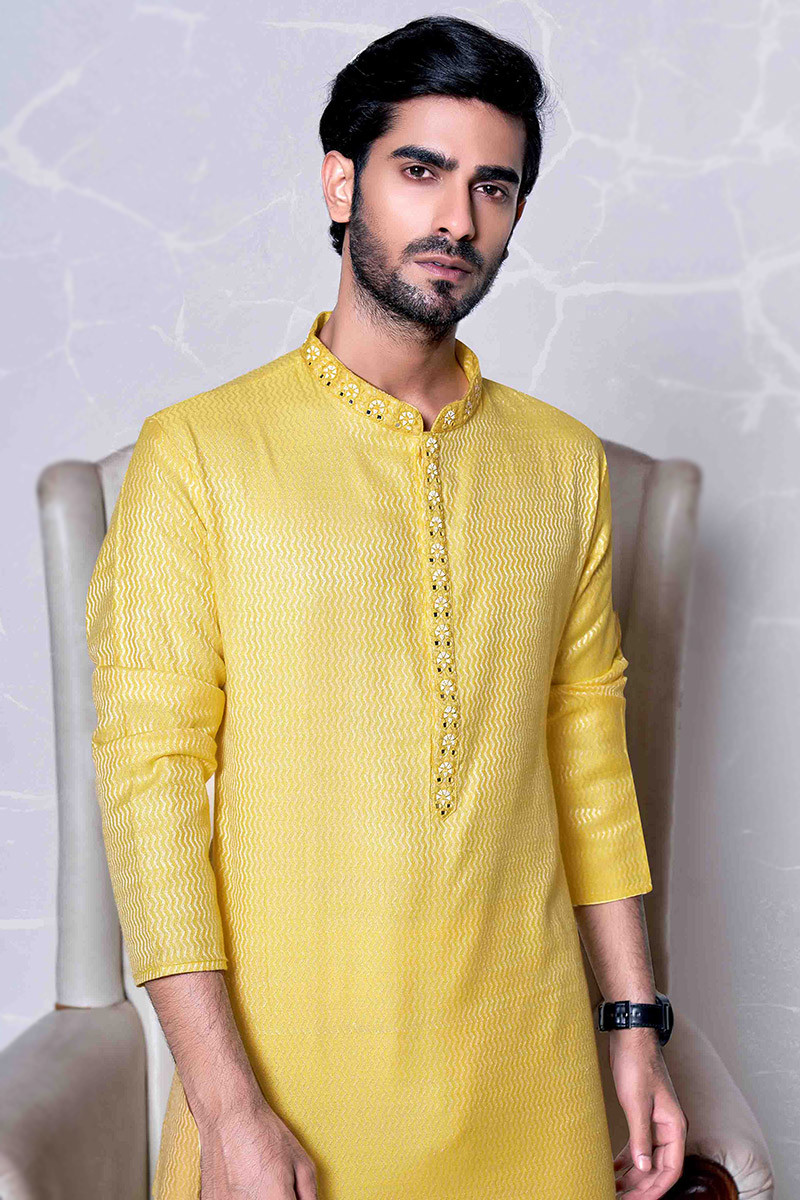 Buy Yellow Pyjamas & Churidars for Men by Molcha Online