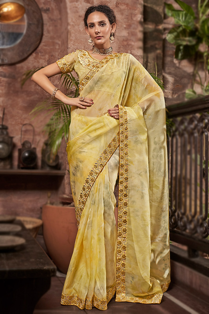 Lightweight party deals wear saree