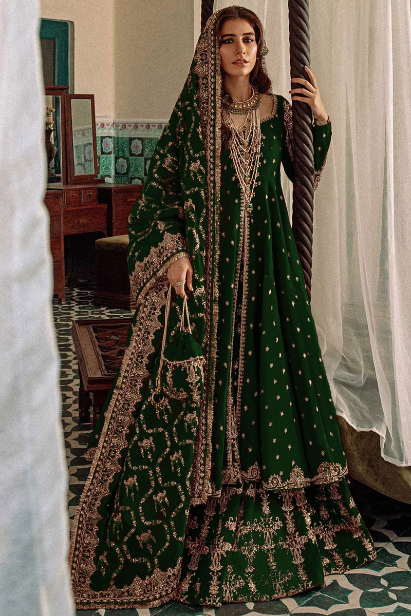 Adorable Muslim Bridal Dress For Nikah In 2024