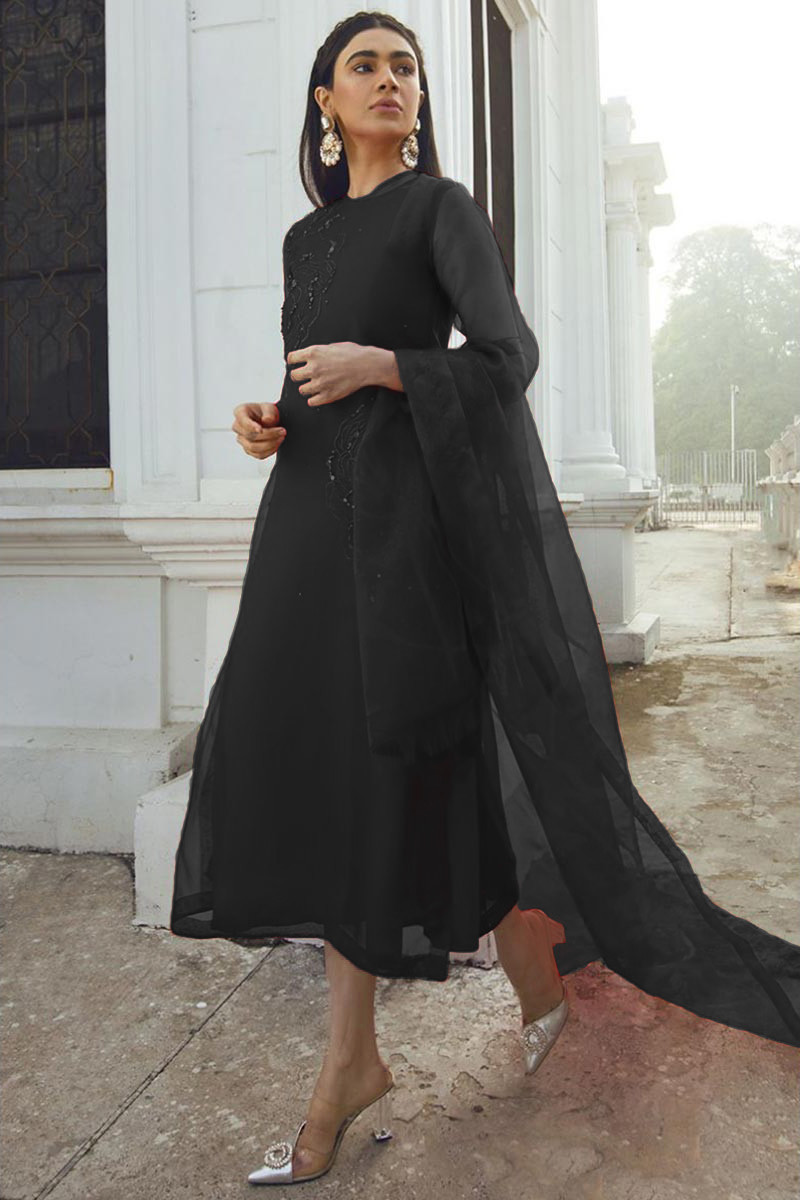 Buy Trends Cutdana Work Designer Straight / Trouser Suits Online for Women  in USA
