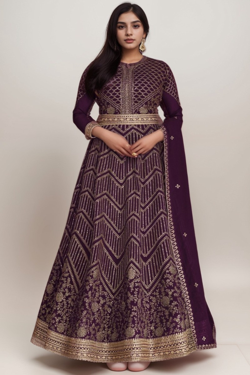 Plus size anarkali online new arrivals