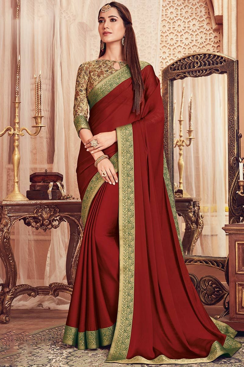Maroon chiffon blouse outlet