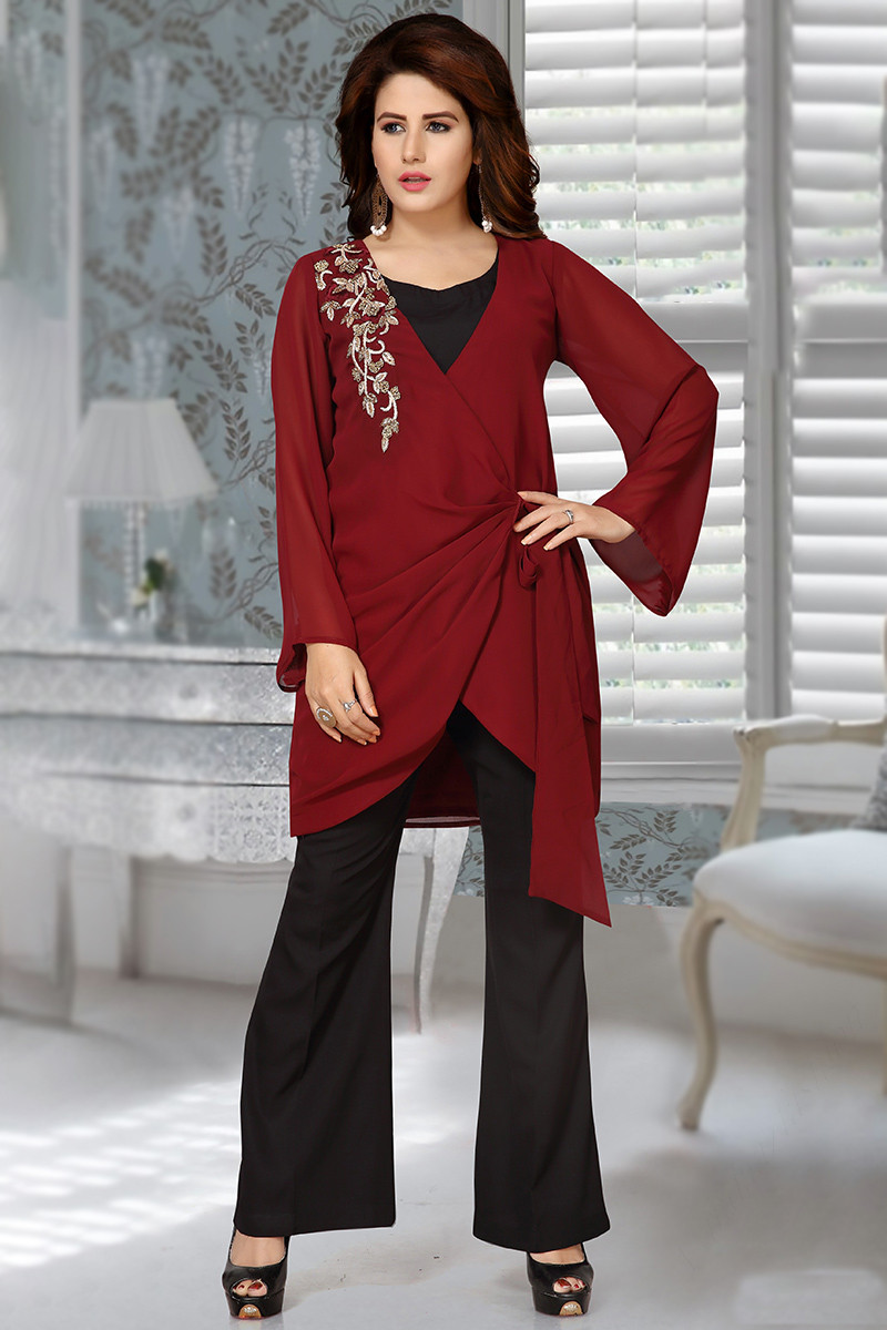 Asymmetrical kurti on sale