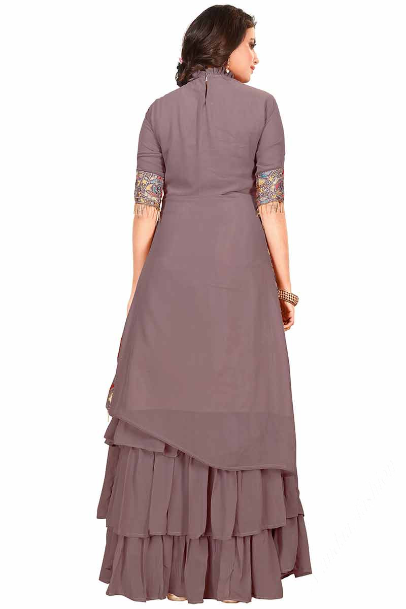 Mauve outlet party dress