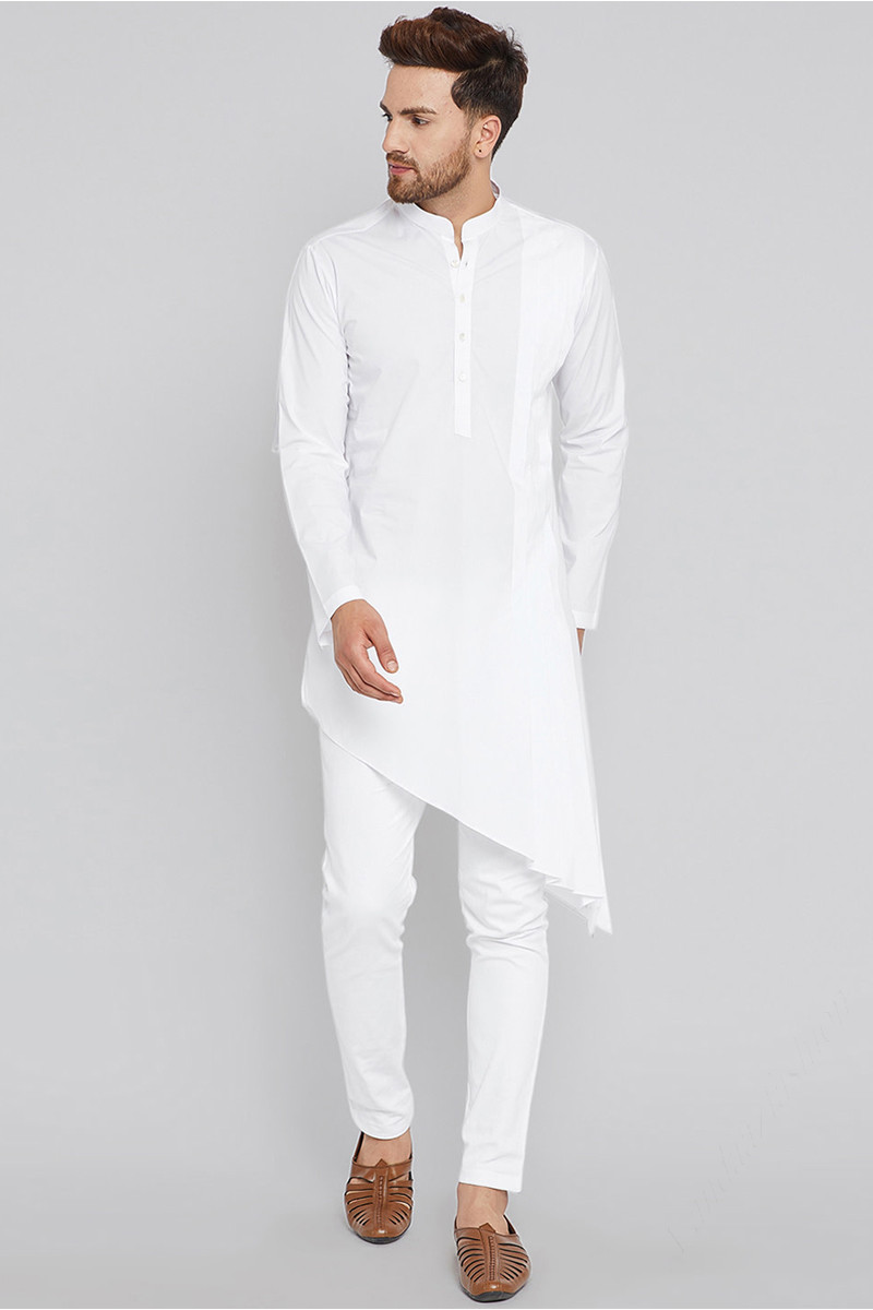 Buy Urmul Ilana Pure Cotton Hand White Kurta Pant Set For Women Online –  Okhaistore