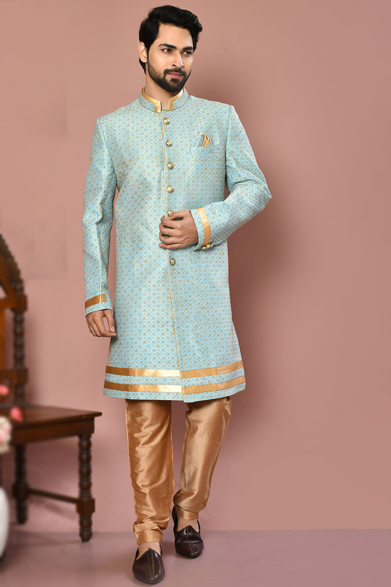 Mens banarasi on sale sherwani