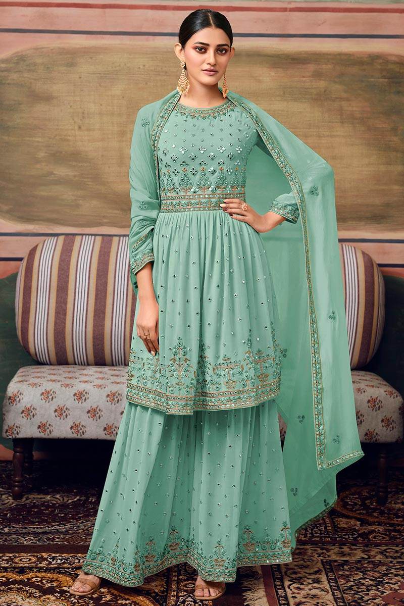 Ethnic best sale sharara suits